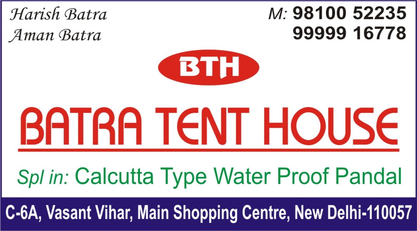 BATRA TENT HOUSE